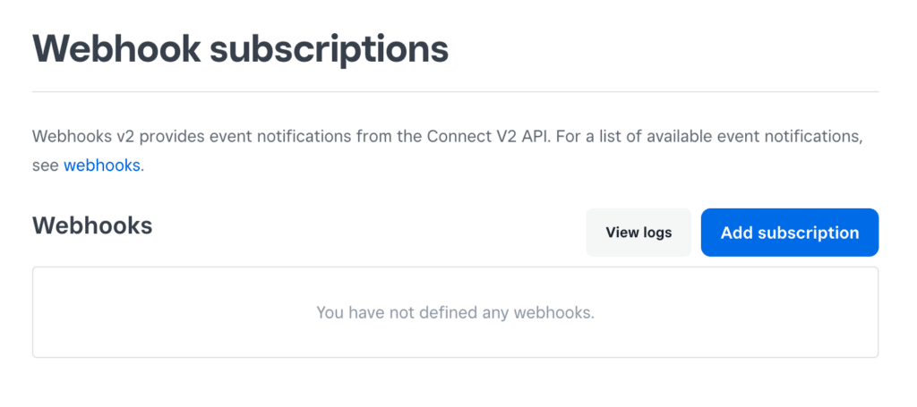 square webhook subscription