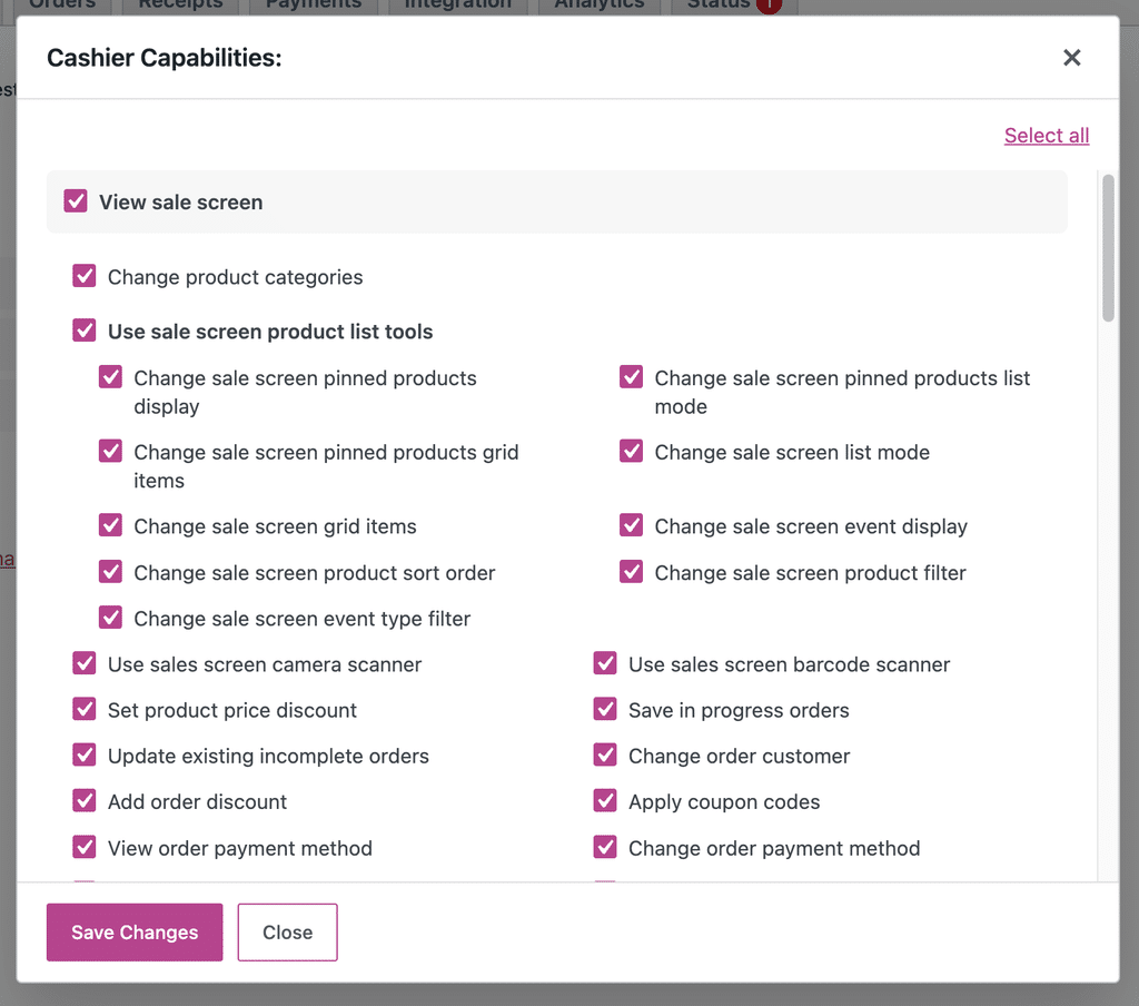 role capabilities